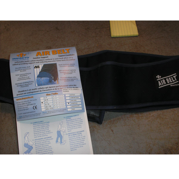 IMPACTO SPORT PLUS L AIR BELT NOMEX 36-41IN HEAT FLAME RESISTANT - Lumbar Support